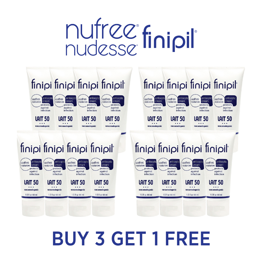 BUY 3 GET 1 FREE – Nufree Finipil Lait 50, pack of four 1.5 oz. tubes
