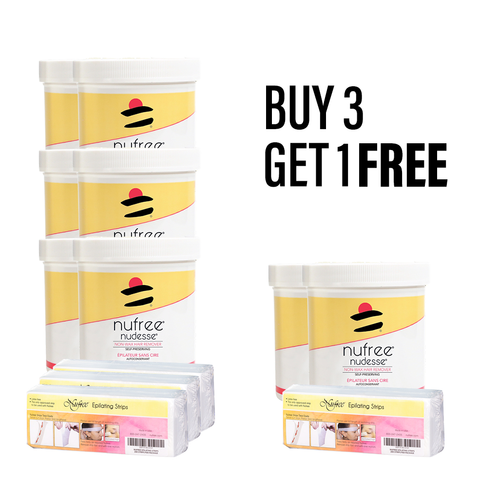 BUY 3 GET 1 FREE – Nufree Jar Pack SALE! 16oz