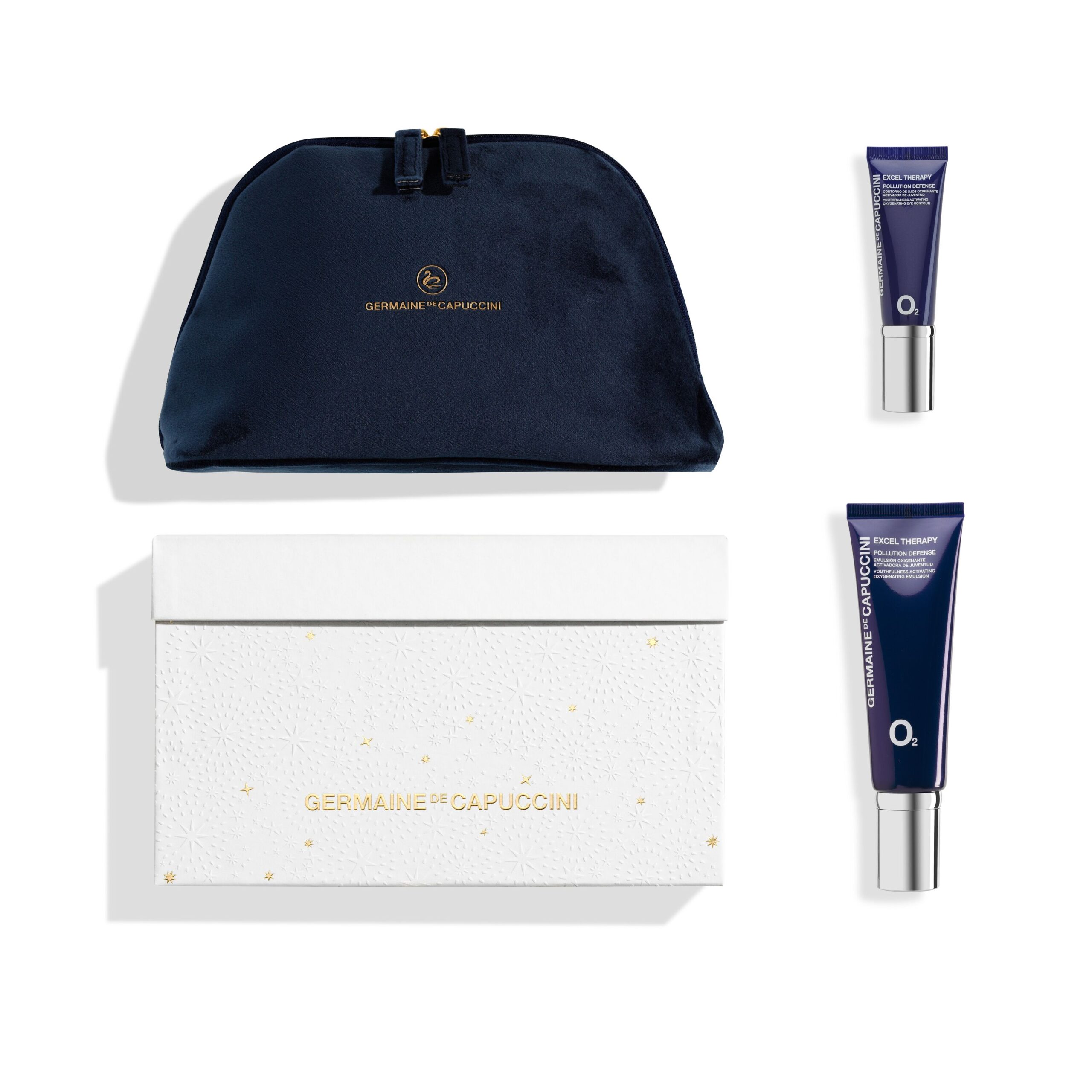 Golden Hours Excel Therapy Set / Emulsion + Eye Contour